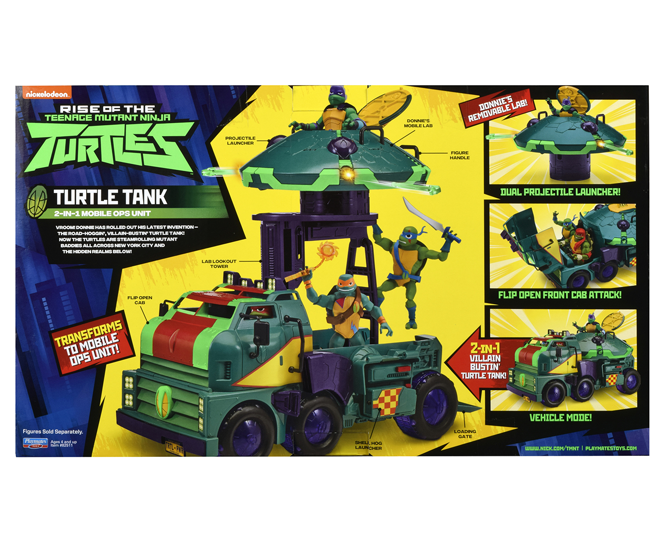 Rise of the teenage cheap mutant ninja turtles turtle tank