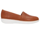 FitFlop Women's Casa Leather Loafer - Tumbled Tan