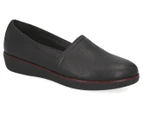 FitFlop Women's Casa Leather Loafer - Black