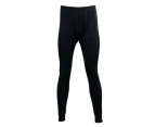Men's Merino Wool Blend Thermal Pants Long Johns Underwear S-2XL - Men's Long Johns - Black
