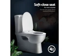 Cefito Toilet Suite Ceramic Bathroom Soft Close Seat Cover Back to wall WELS