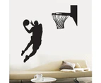 Basketball Boy Wall Sticker/Wall Decals (Size:121cm x 90cm)