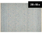 Rug Culture 280x190cm Relic 170 Rectangle Rug - Blue/Grey