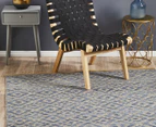Rug Culture 225x155cm Relic 130 Rectangle Rug - Blue