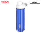 Thermos 740mL Tritan Hydration Drink Bottle with Flip Top Lid - Blue