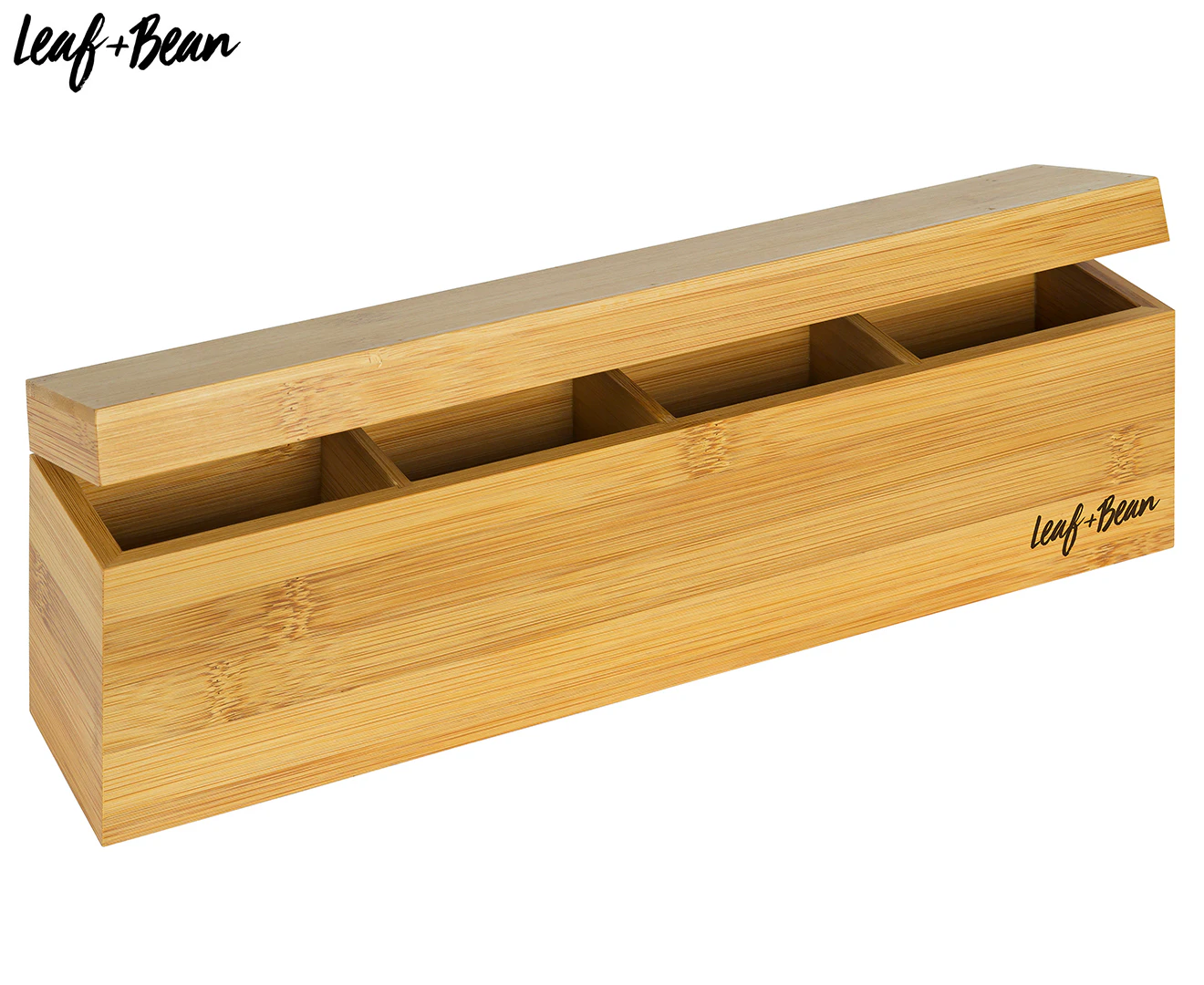 Leaf & Bean Bamboo Tea Box