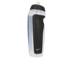 Nike 600mL Sport Water Bottle - Clear/Black