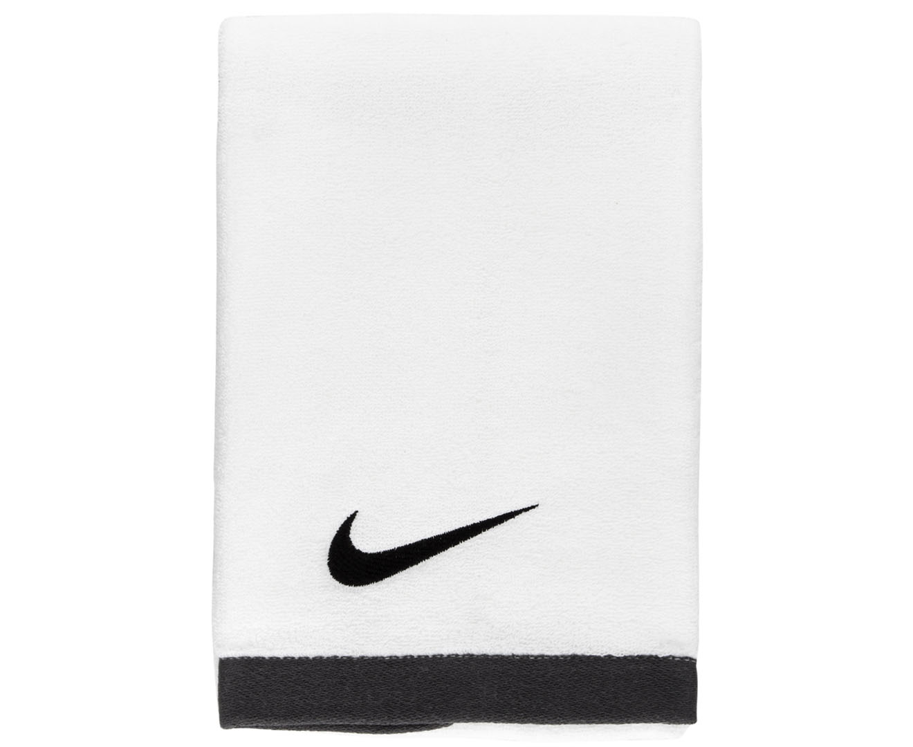 Nike Medium Size Fundamental Towel - White/Black | Catch.co.nz