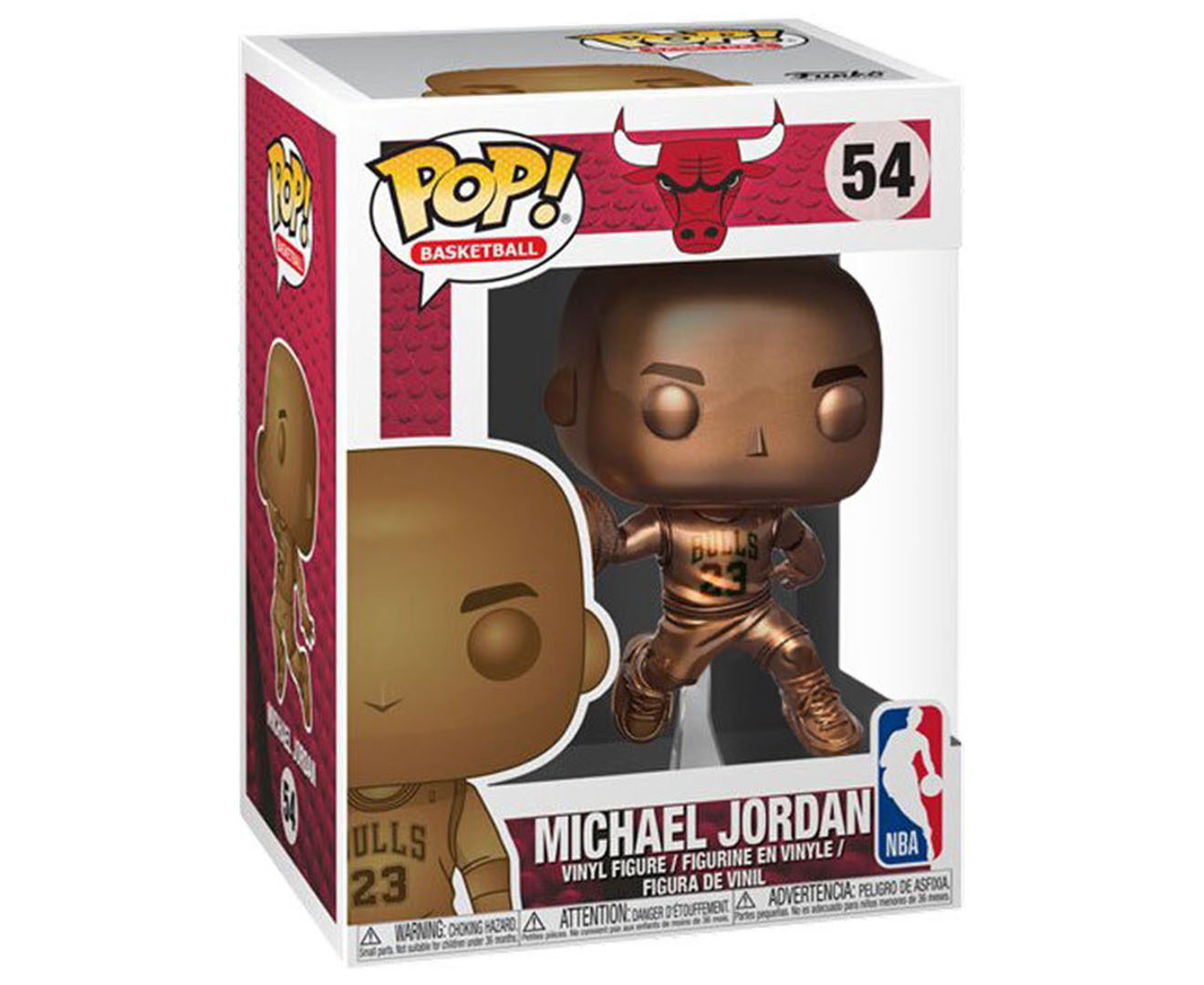 michael jordan funko pop bronze