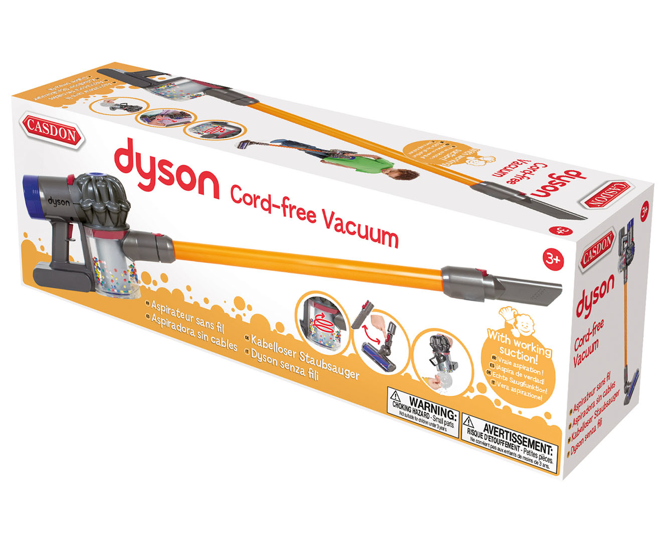 the casdon dyson toy cordless vacuum
