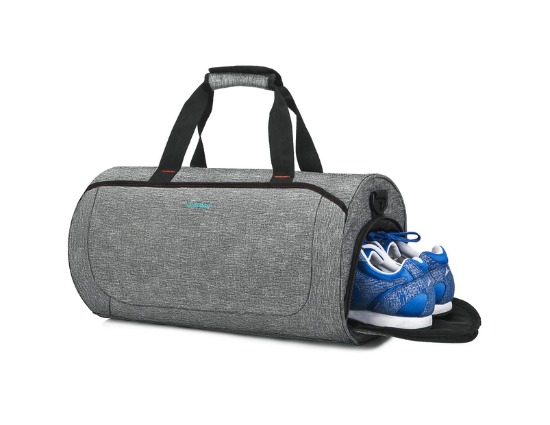 NiceEbag Large Size Gym Travel Sports Bag-Grey