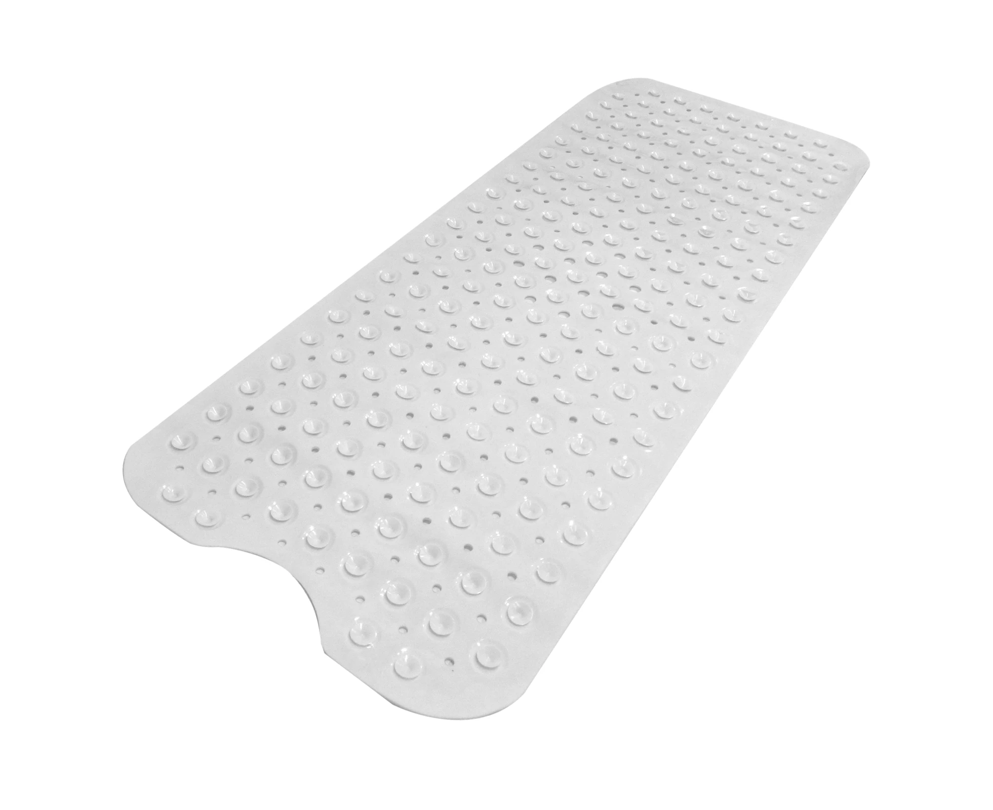 Non-Slip Extra Long Bath & Shower Mat | Pukkr White