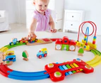Hape Rainbow Puzzle Railway Toy