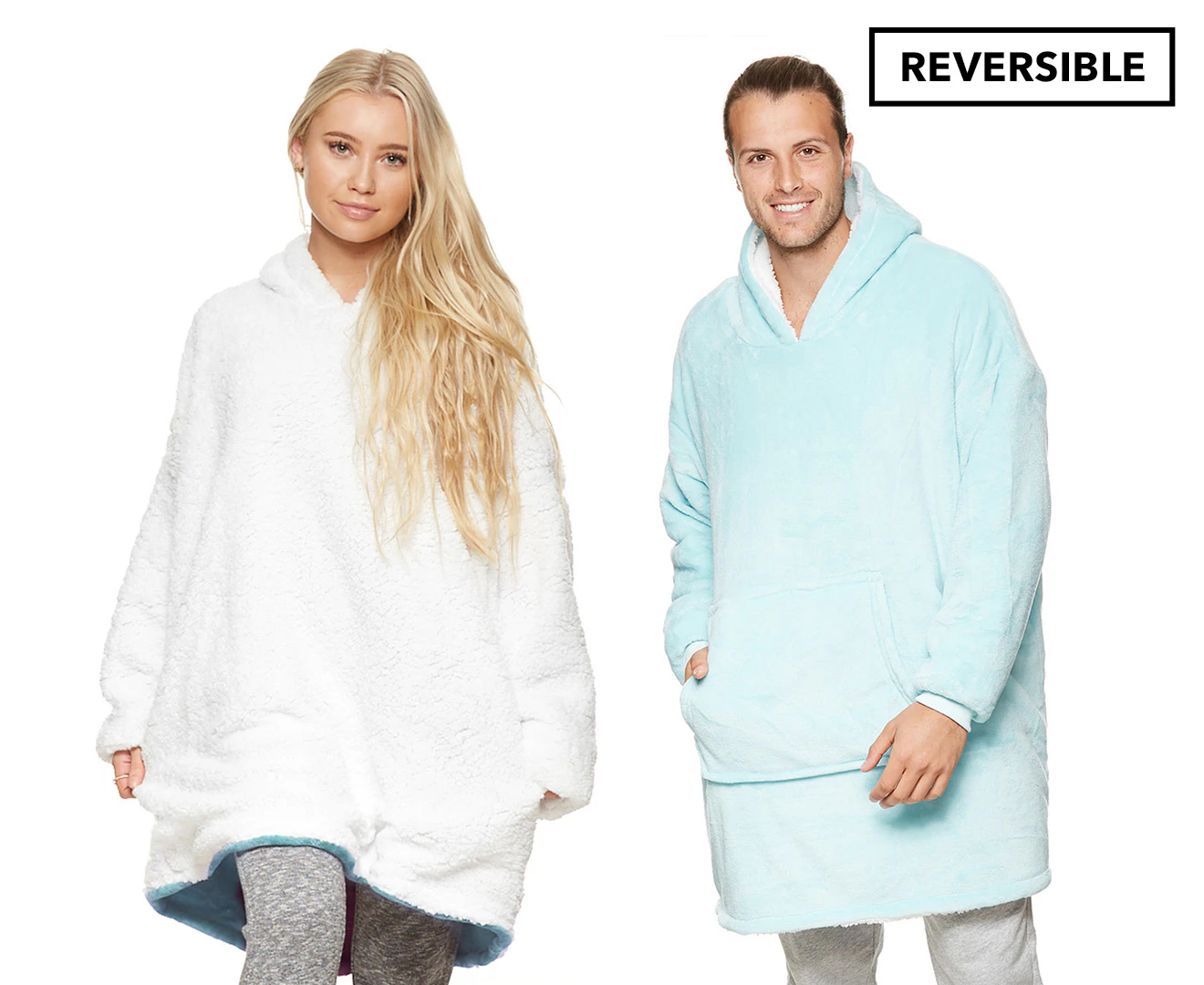 Cuddle Hoodie Blanket - Sky Blue