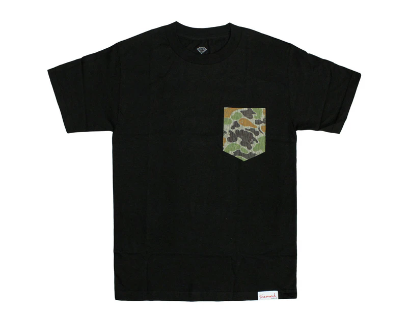 Diamond Supply Co Rainfrog Pocket Men's T-Shirt Black