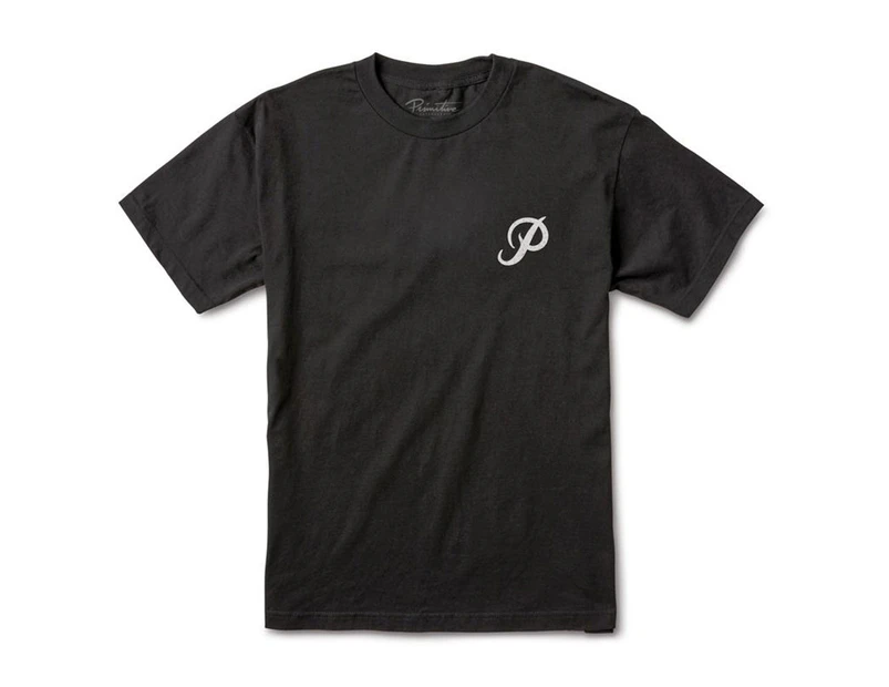 Primitive Apparel Classic P Core Men's T-Shirt Black White