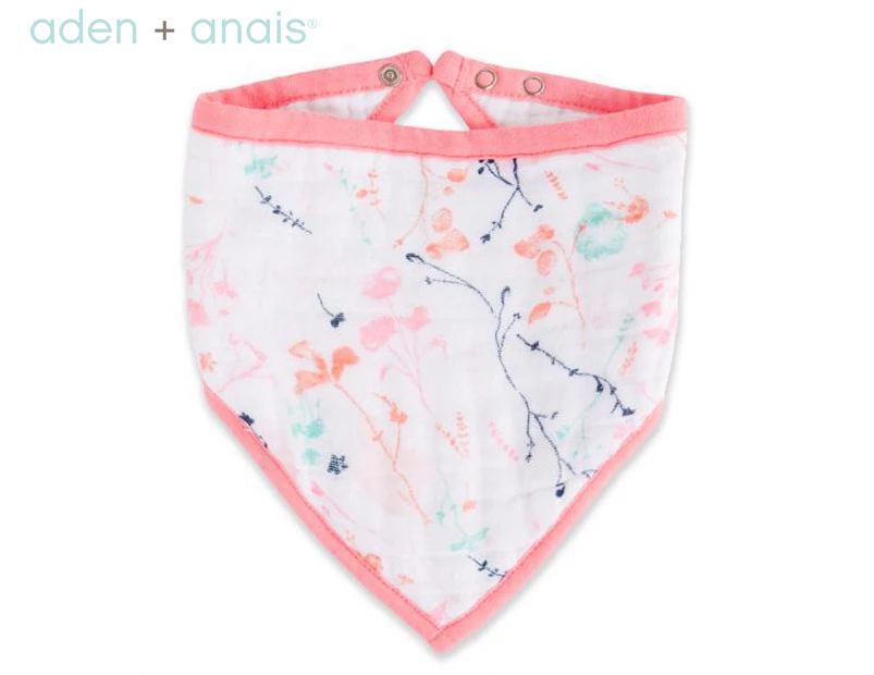 Aden + Anais Classic Baby Bandana Bib - Petal Blooms