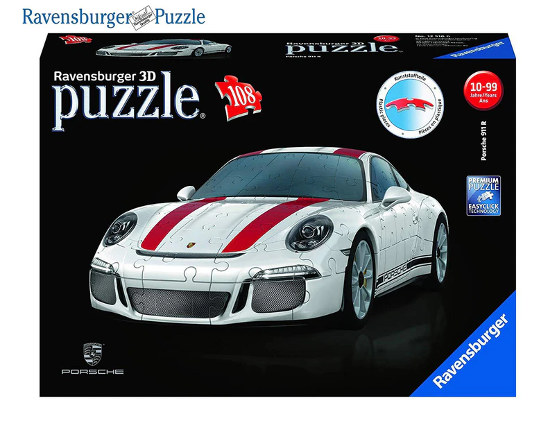 Ravesnburger 3D 108-Piece Porsche 911 R Jigsaw Puzzle