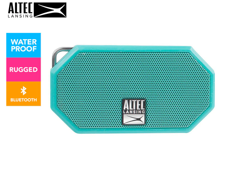 Altec Lansing Mini H20 3 Waterproof Bluetooth Speaker - Mint Green