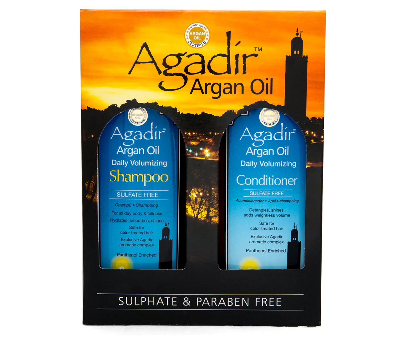 Agadir Argan Oil Volumizing Shampoo / Conditioner Duo 366ml