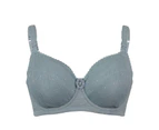 Cake Maternity Frosted Parfait Flexi Wire Lace Nursing Bra - Grey