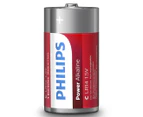 Philips C Alkaline Batteries 2-Pack