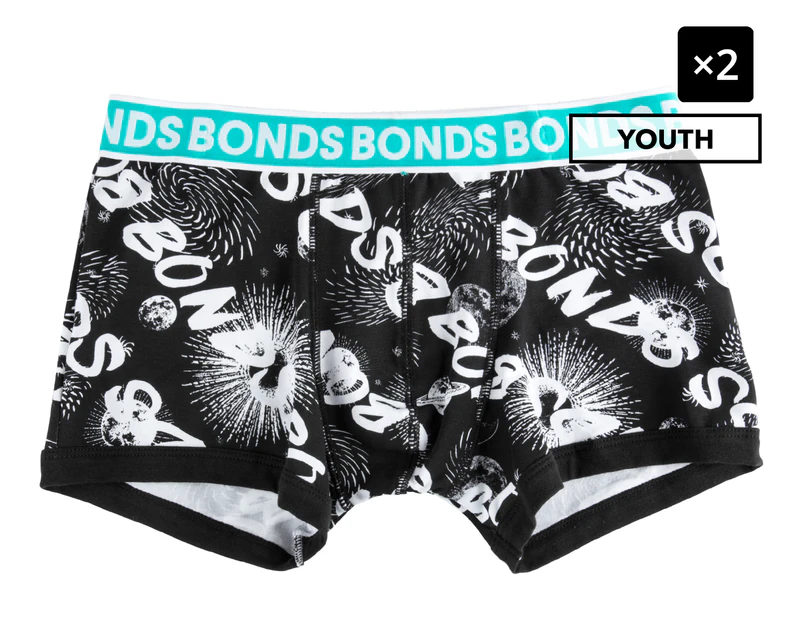 2 x Bonds Boys' Fit Trunk - Bonds Festive Print