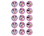 Edible Image Minnie Mouse Cupcake Toppers