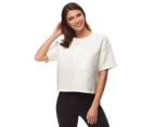 Calvin Klein Women's Reverse Fleece Sweatshirt - Vanila Ice