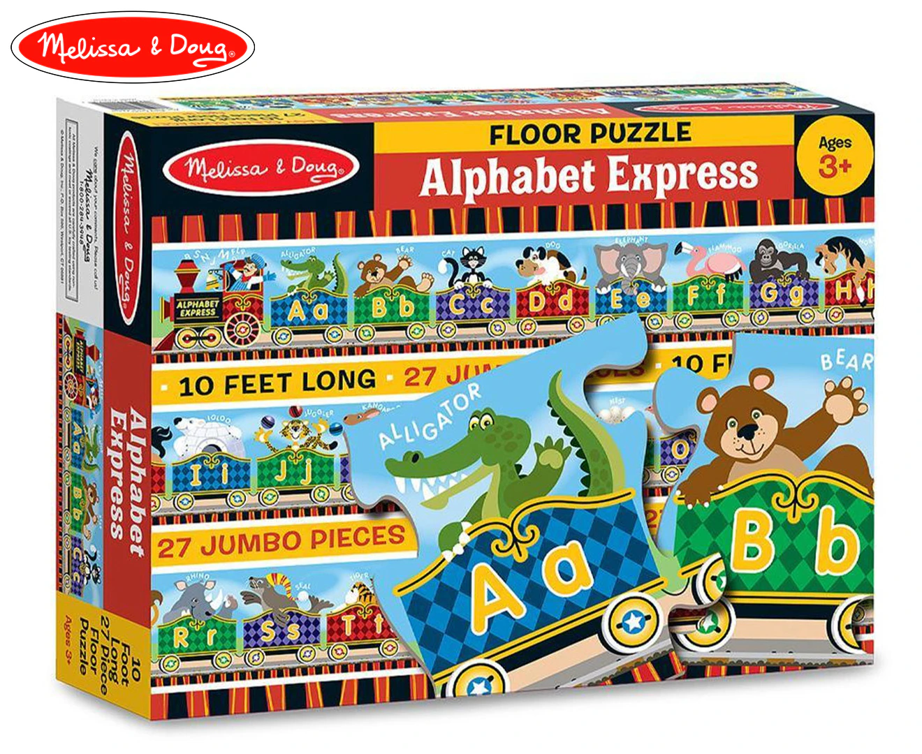 27pc Melissa & Doug Alphabet Express Floor Puzzle Kids/Childrens Toy 3y+