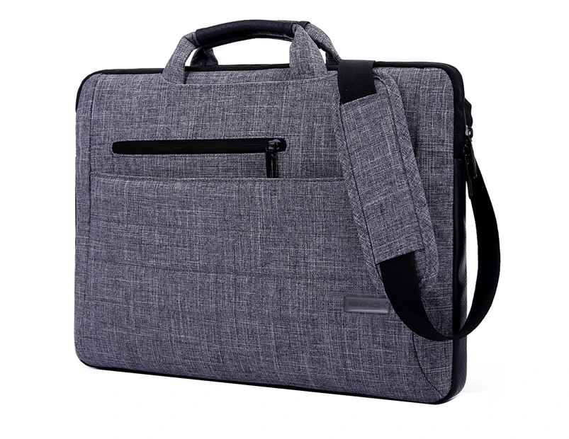 BW Unisex 14 Inch Business Laptop Bag-Grey
