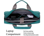 BW Unisex 17.3 Inch Laptop Messenger Bag-Blue Green