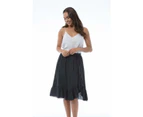 KAJA Clothing KIERA Skirt - Navy 100% Viscoce