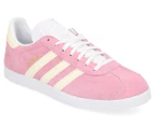 Adidas Originals Women's Gazelle Shoe - Pink/Citrus/White
