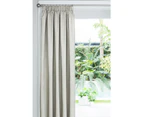 Henley Pencil Pleat Curtains Pair Ivory