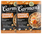 2 x Carman's Baked Apricot Crumble Crunchy Clusters 500g