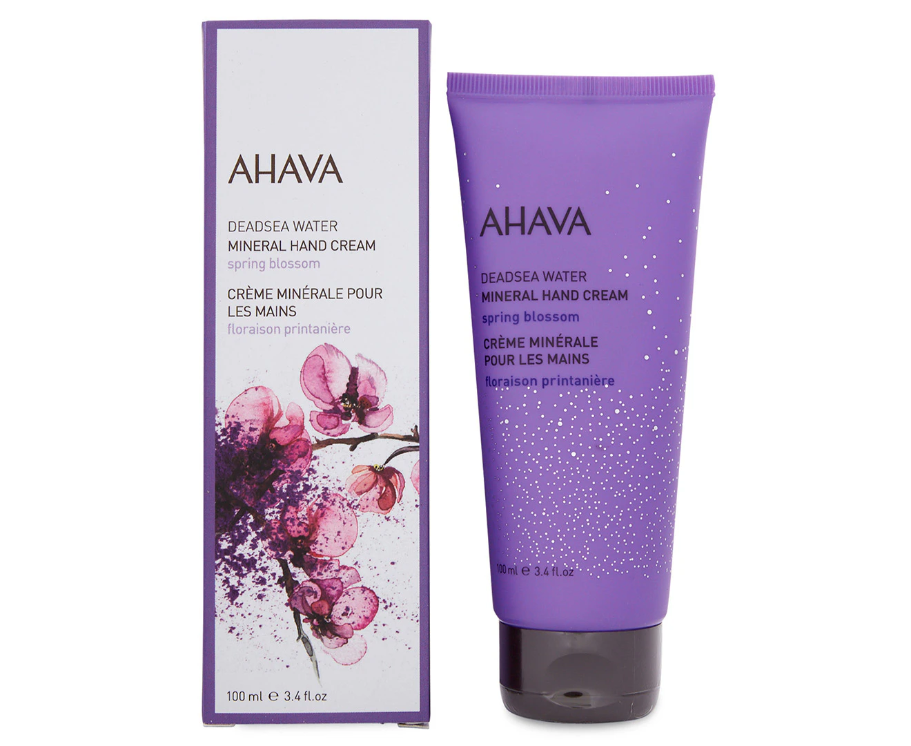 Ahava Deadsea Water Mineral Hand Cream  Spring Blossom 100ml/3.4oz