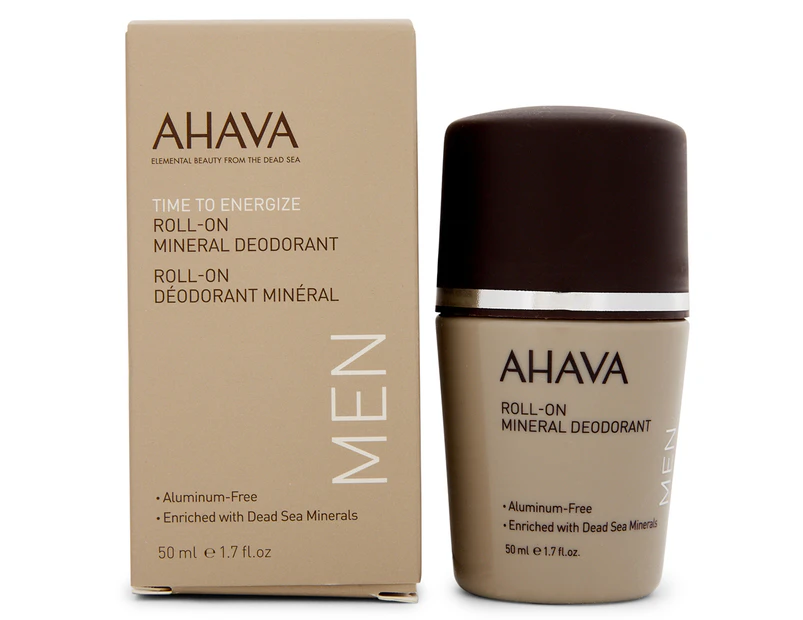 Ahava Men Mineral Roll-On Deodorant 50mL
