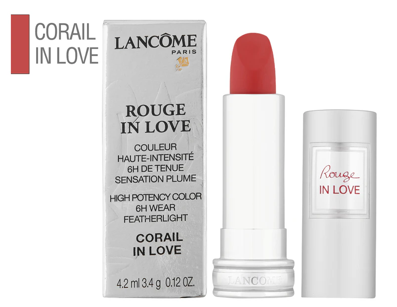 Lancôme Rouge In Love Lipstick 4.2mL - Corail In Love