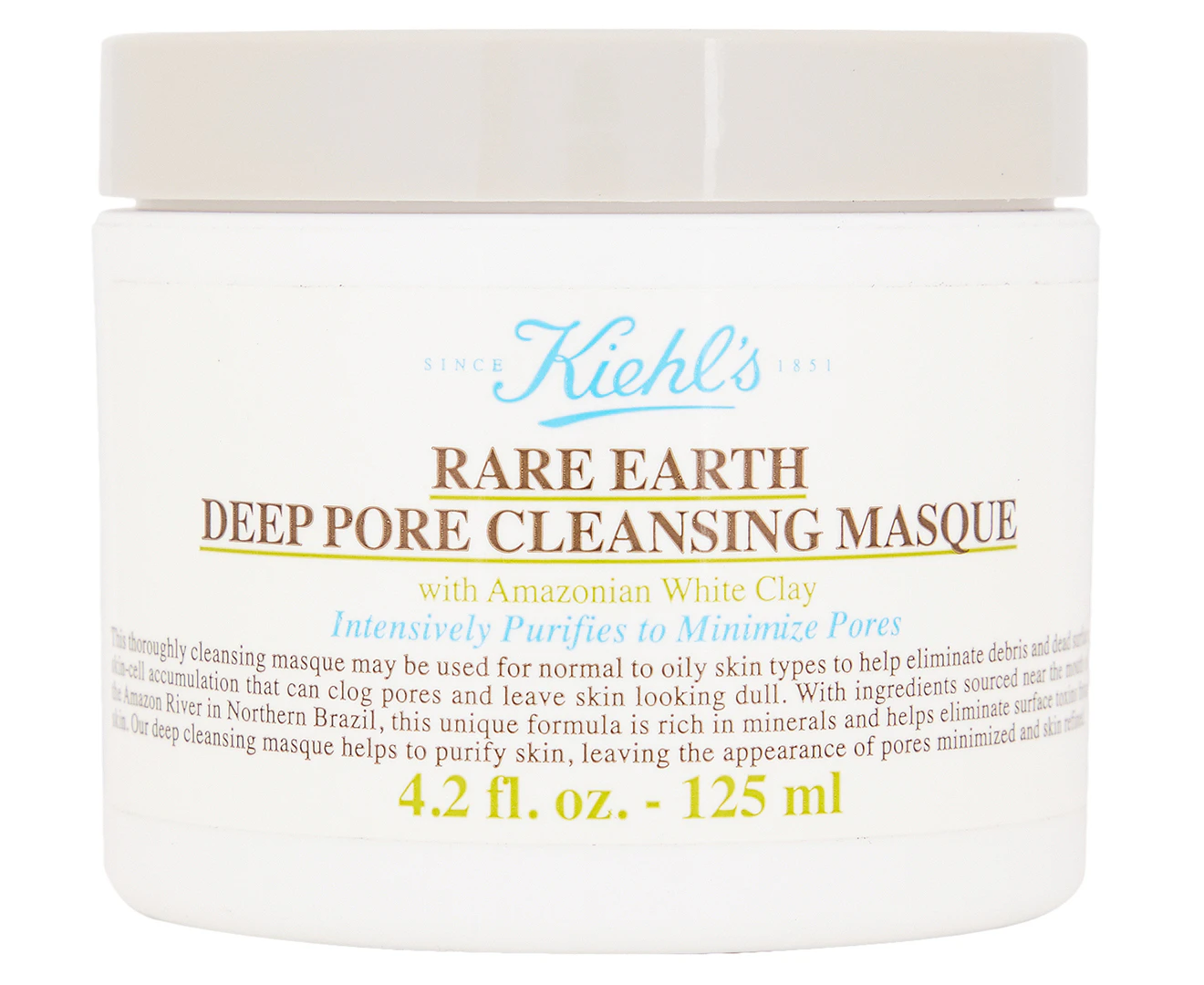 Kiehl's Rare Earth Deep Pore Cleansing Masque 125mL