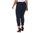Beme The Perfect Jegging Regular Length   - Womens Plus Size Curvy - MID WASH