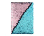 Something Different Reversible Sequin Notebook (Blue/Pink) - SD730