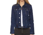 Calvin Klein Jeans Women's Cleanline Trucker Jacket - Banhof Blue