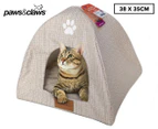 Paws & Claws 38x35cm Winston Cat Cave - Ivory