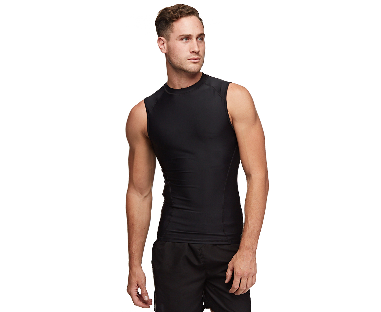 Russell Athletic Men's Compression Muscle Tank - Black | Scoopon Shopping