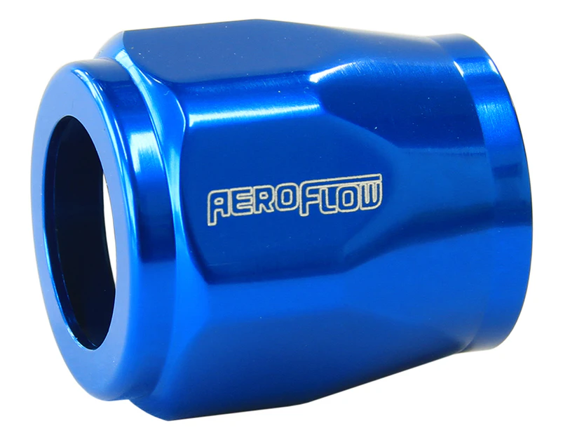 Aeroflow Hex Hose Finisher 54mm ID Blue 2-3/16" ID Clamp