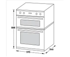 Domain Multi-Function Fan Forced Double Electric Oven - 600mm