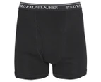 Polo Ralph Lauren Men's Big & Tall Boxer Brief 2-Pack - Grey/Black