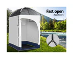 Weisshorn Camping Shower Tent Portable Toilet Outdoor Change Room Ensuite
