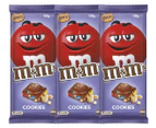 3 x M&M's Milk Chocolate Block Cookies 150g